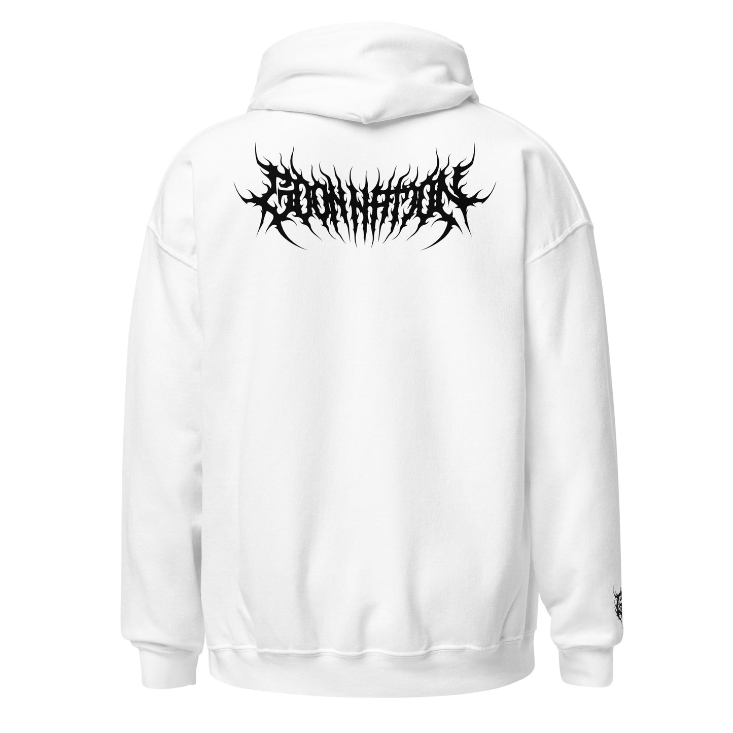 Goon Nation Embroidered Black Death Metal Hoodie