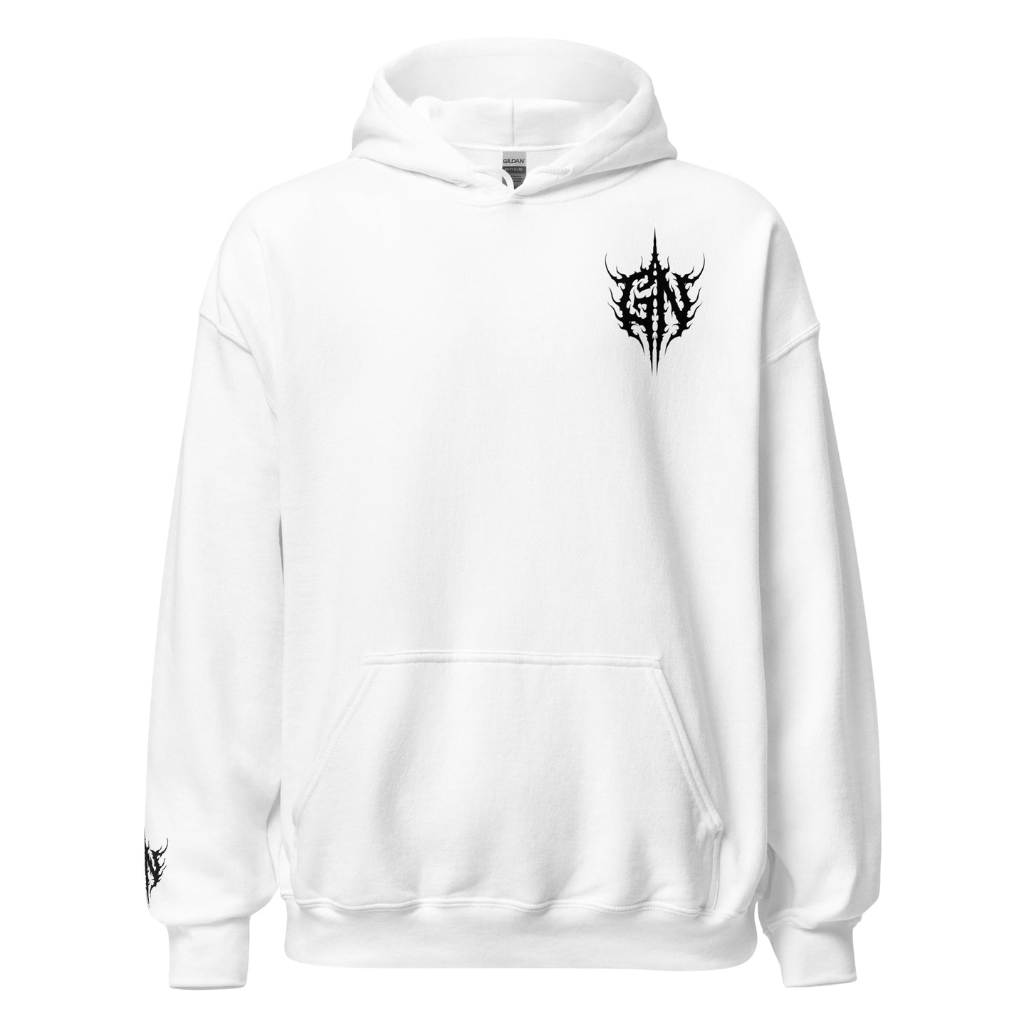 Goon Nation Embroidered Black Death Metal Hoodie