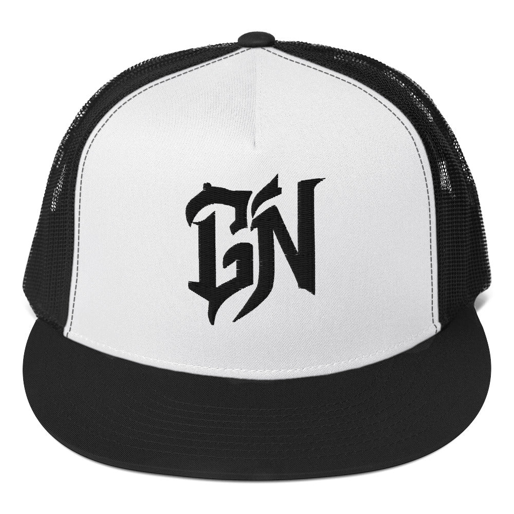 Goon Nation Black Logo Trucker Cap