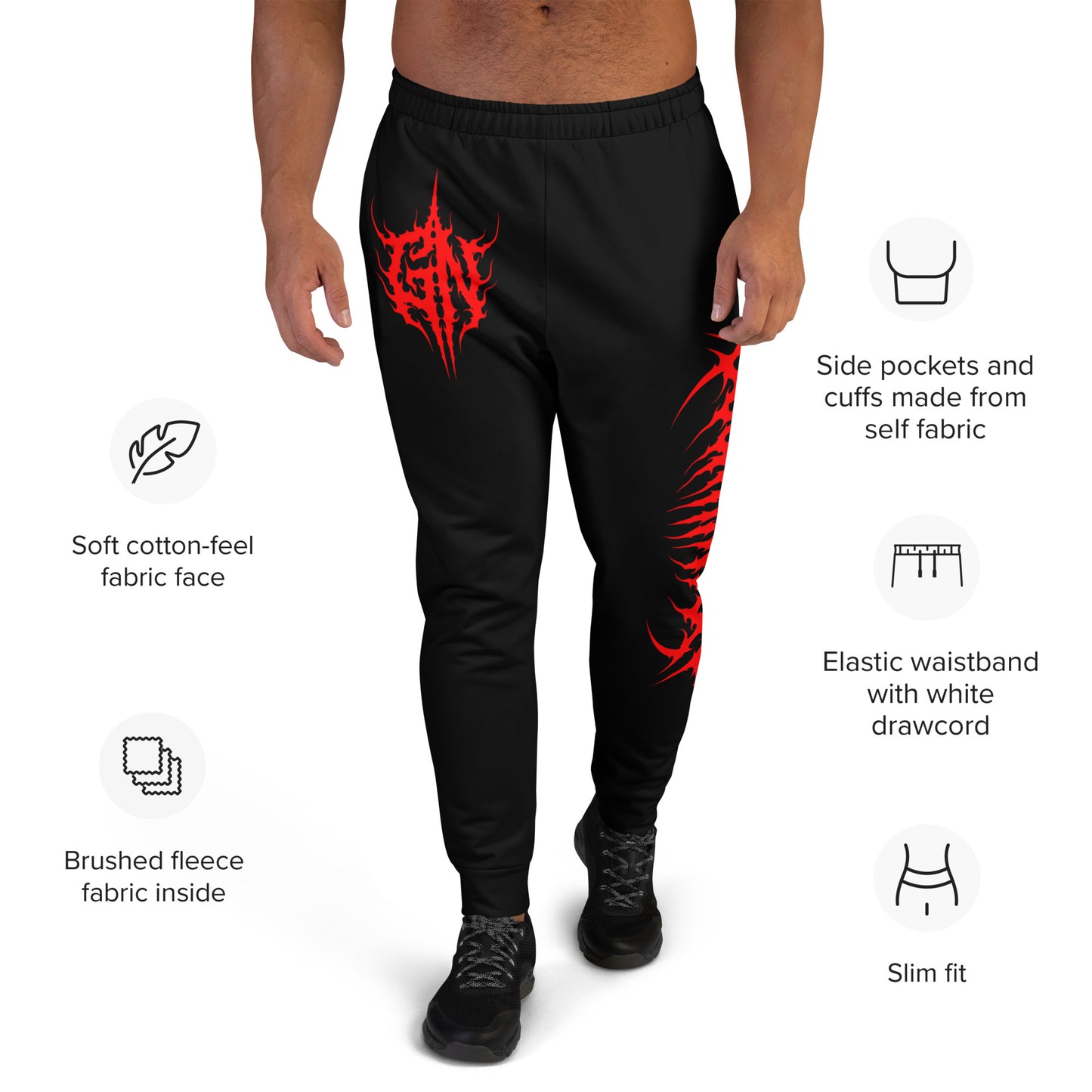 Goon Nation Red Death Metal Men's Joggers