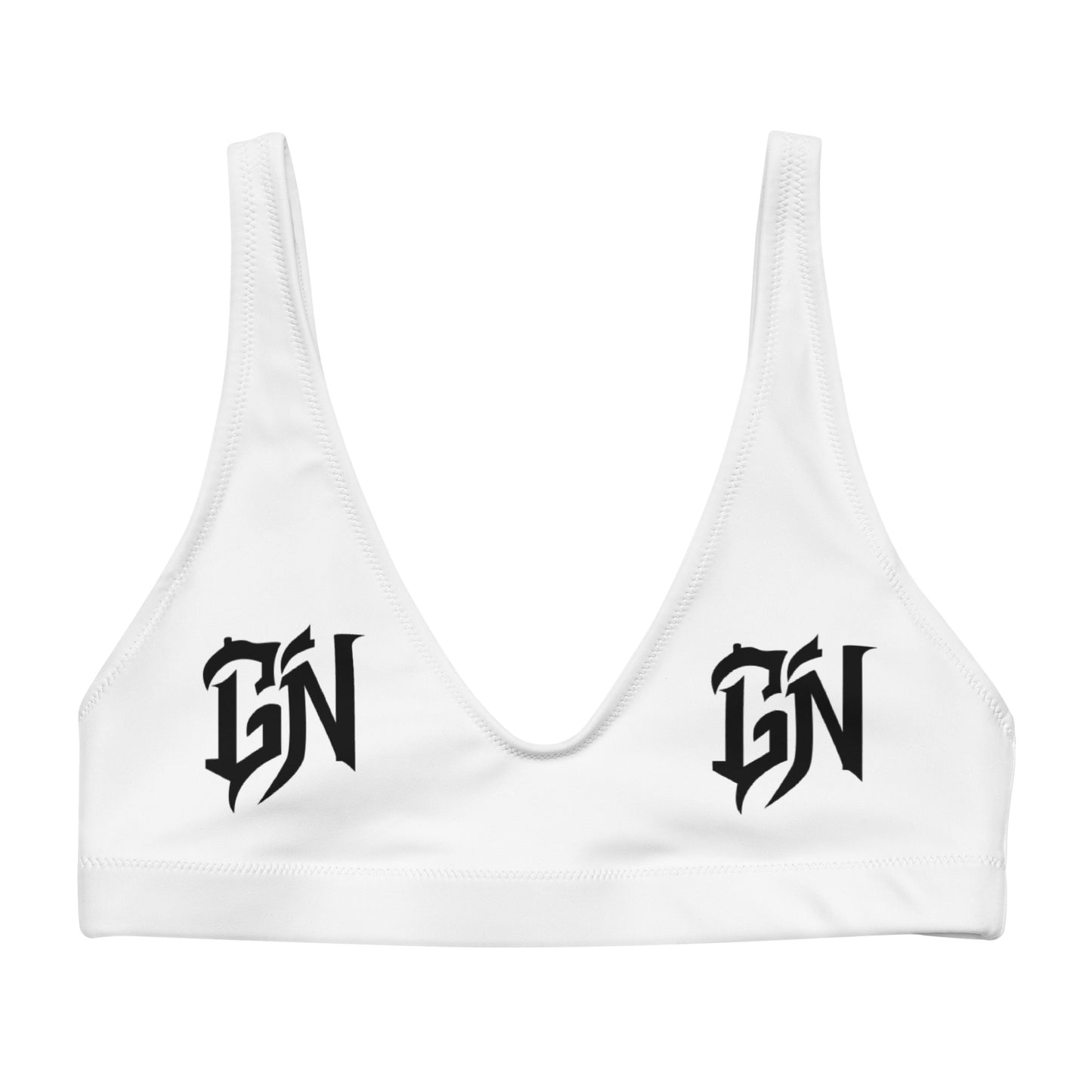 Goon Nation Black Logo Padded Bikini Top