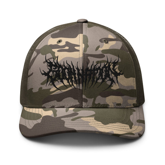 Goon Nation Death Metal Camouflage trucker hat