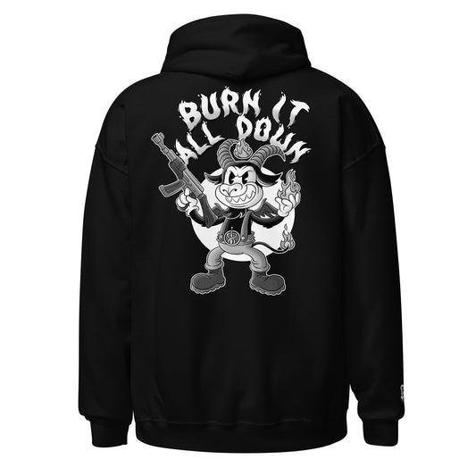 Goon Nation Embroidered Burn It All Down Hoodie