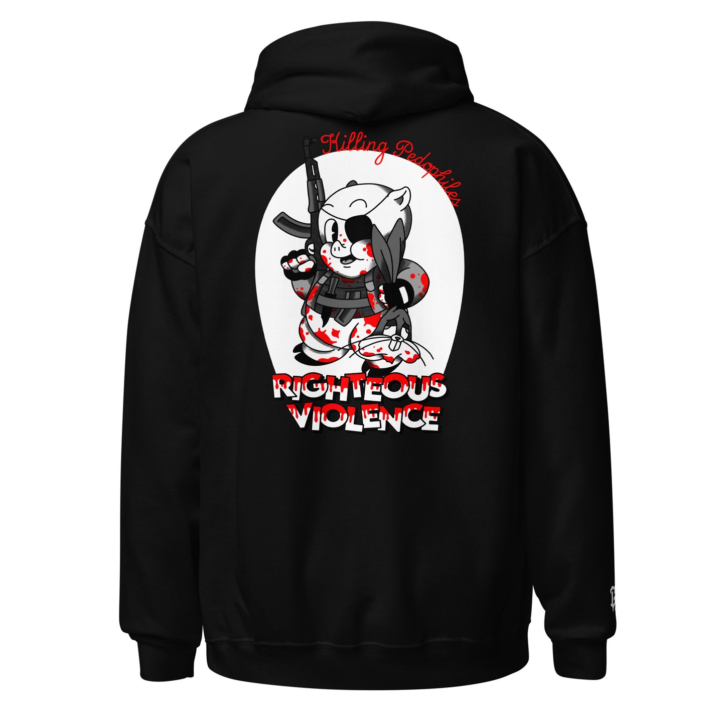 Goon Nation Embroidered Righteous Violence Hoodie